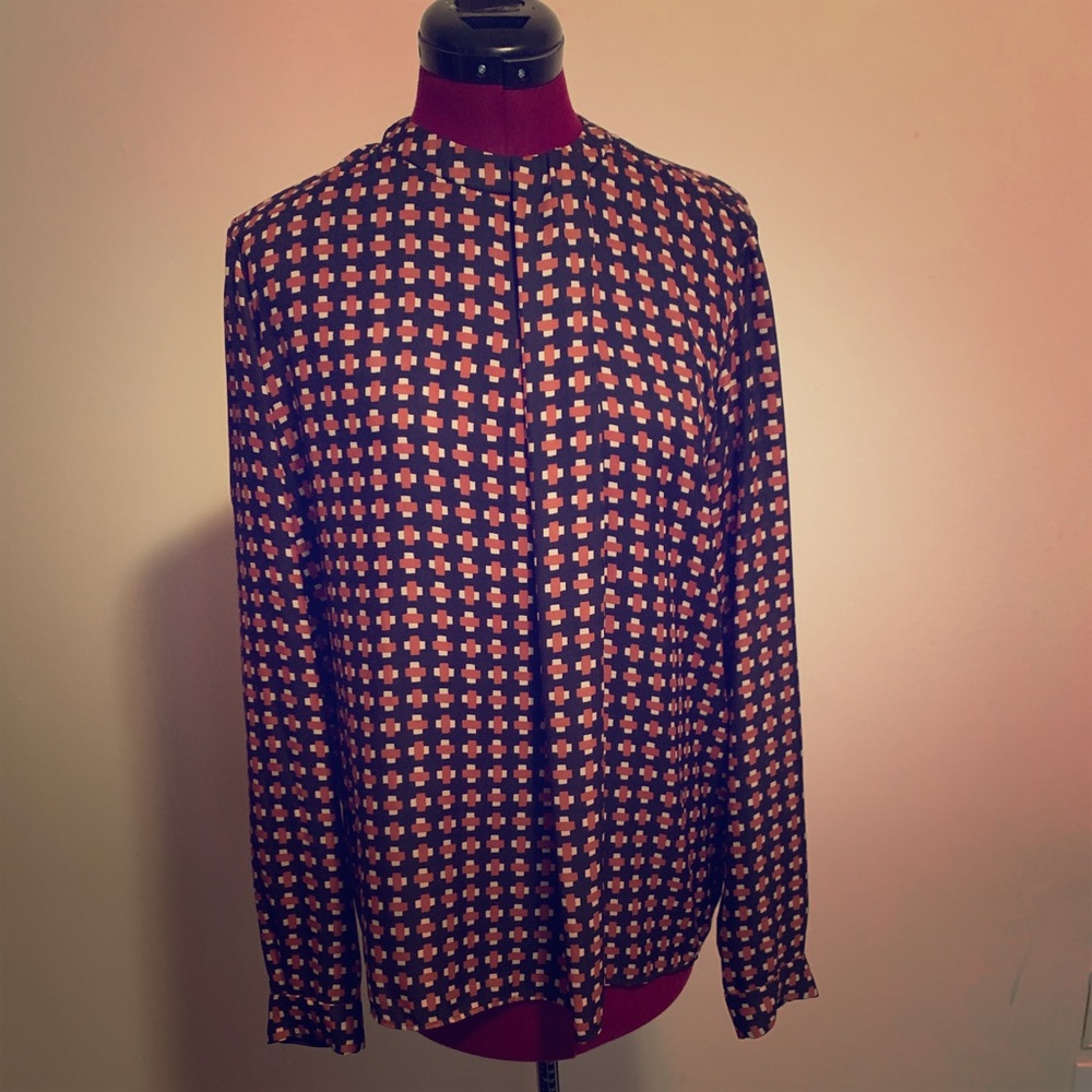 Zara Printed Blouse Size L